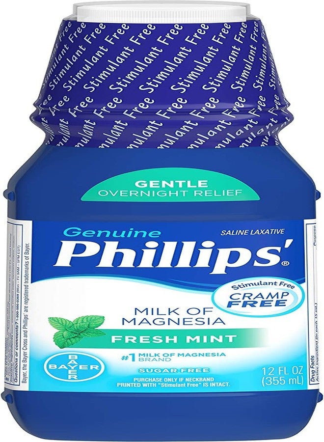 فيليبس حليب المغنيسيا من فيليبس بنكهة النعناع المنعش، 12 أونصة سائلة - عبوة من قطعتين - Image 3